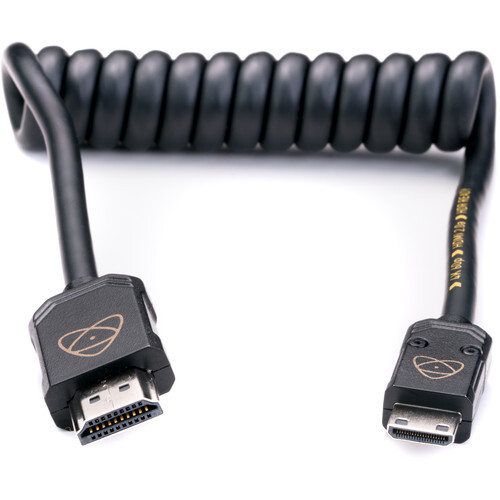 Atomos AtomFlex Mini HDMI to HDMI Coiled Cable 30cm-60cm