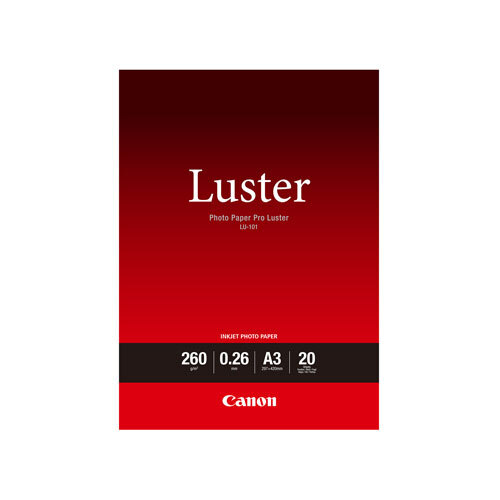 Canon Photo Paper Pro Lustre 260gsm – A3 (20pk)