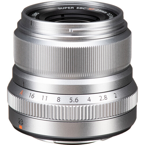 Fujifilm XF 23mm f/2 R WR Lens - Silver