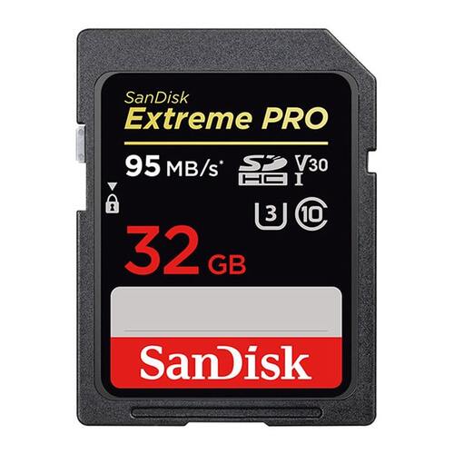 SanDisk Extreme Pro 32GB SDHC UHS-I 95MB/s Memory Card - V30