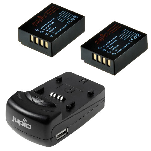 Jupio Rechargeable Fuji NP-W126 Charger Kit