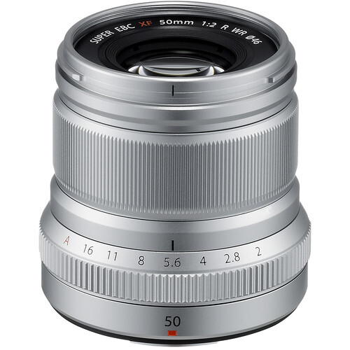 Fujifilm XF 50mm f/2 R WR Lens - Silver