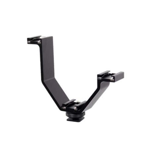 Generic Triple Cold Shoe Mount Y-Shape