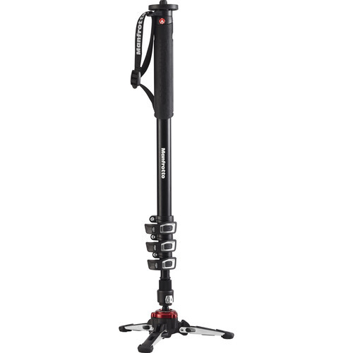 Manfrotto XPRO 4-Section Aluminium Video Monopod with FLUIDTECH Base