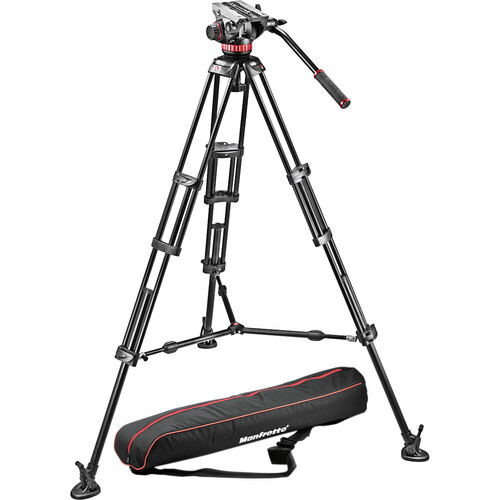 Manfrotto MVH502A + 546BK-1 Video Tripod Kit