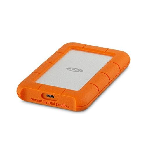 LaCie Rugged USB-C Portable Drive - 2TB