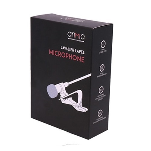 AriMic Lavalier Lapel Microphone