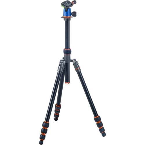 3 Legged Thing TRAVIS Tripod with AirHed Neo Ball Head - Blue/Orange