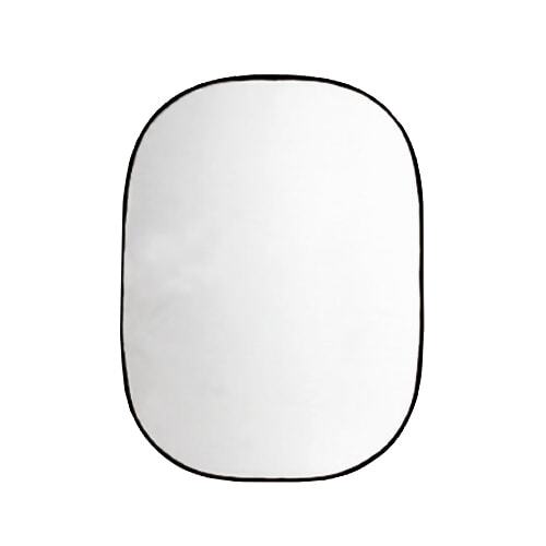 Collapsible Reflector – White and Silver 102 x 168 cm