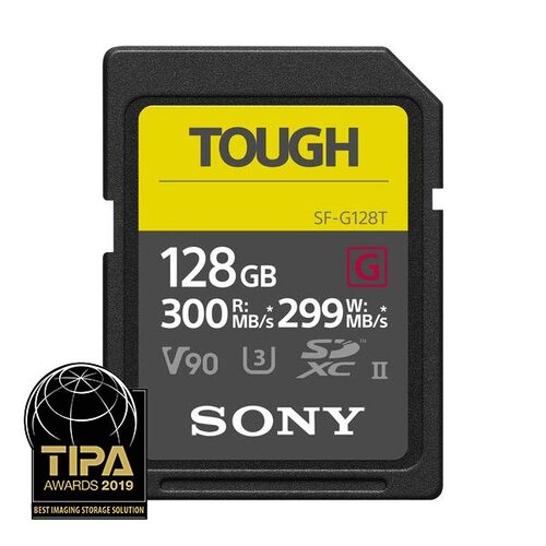 Sony Tough 128GB SDXC UHS-II 300MB/s Memory Card - V90