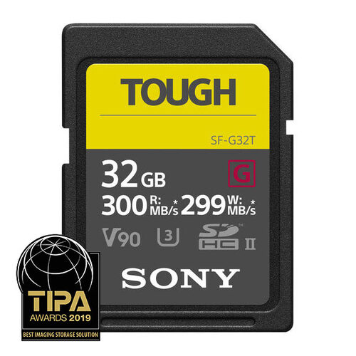 Sony Tough 32GB SDHC UHS-II 300MB/s Memory Card - V90