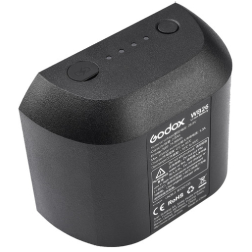 Godox WB26 Rechargeable Lithium-Ion Battery Pack for AD600Pro Flash (28.8V, 2600mAh)