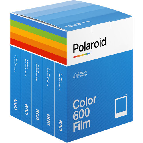 Polaroid Color 600 Instant Film 5 Pack - 40 Exposures