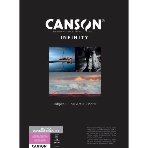 Canson Infinity Baryta Photographique II 310gsm A2 x 25 Sheets