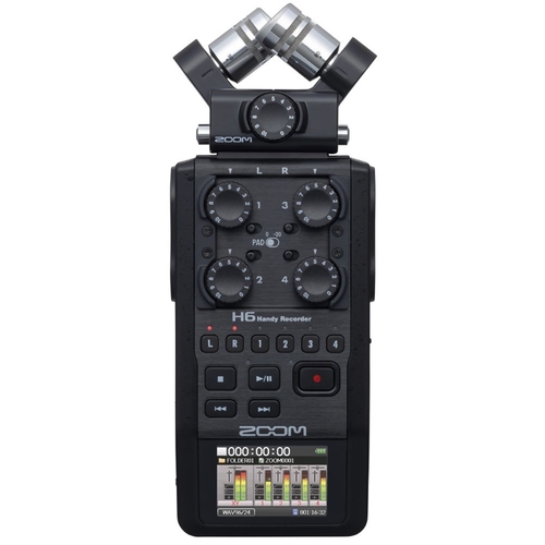 Zoom H6 Digital Recorder – Black