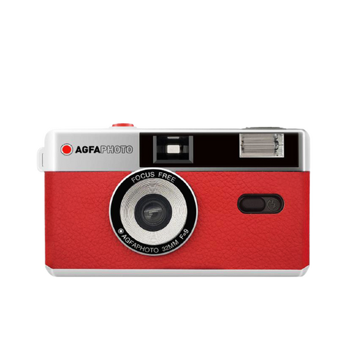 AgfaPhoto Reusable 35mm Film Camera - Red