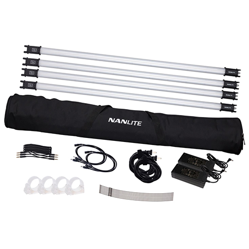 Nanlite PavoTube 30C 4ft RGBW LED Tube - 4KIT