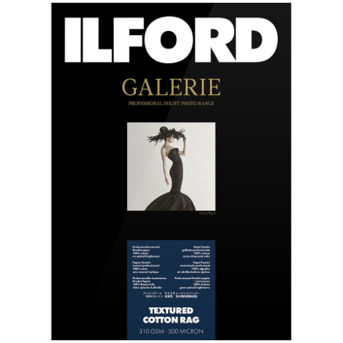 Ilford Galerie Textured Cotton Rag 310GSM A3 25 Sheets