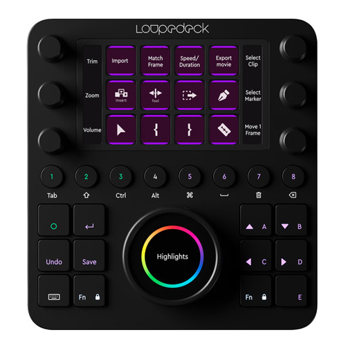 Loupedeck CT Photo and Video Editing Console