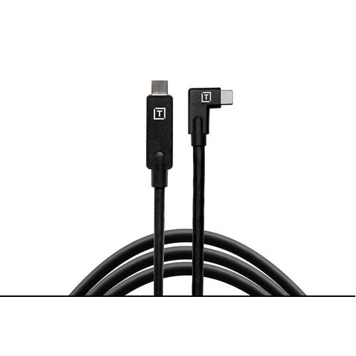 Tether Tools TetherPro USB-C to USB-C Right Angle - Black