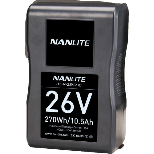 Nanlite V-Mount battery BT-V-26V270 26V 270Wh