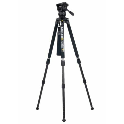 Miller 3712 CX2 Solo-Q 75 2-Stage Carbon Fibre Video Tripod System