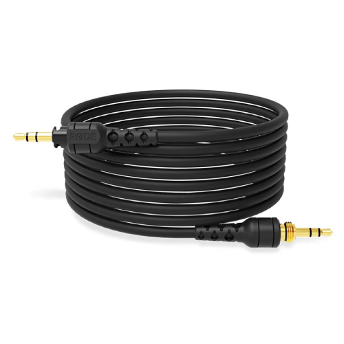 Rode 2.4m Black Headphone Cable - 3.5mm Connection with 1/4" Adaptor