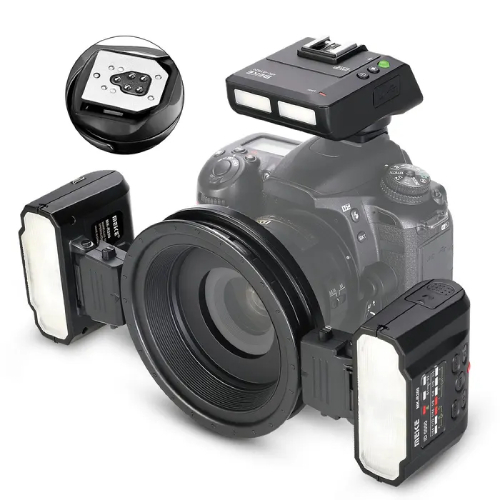 Meike MK-MT24IIC Twin Wireless Macro Flash Kit for Canon