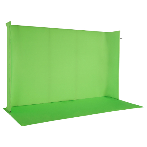 Nanlite LG-3522U 3.5m Wide U Shaped Chromakey Green Screen Self Standing Kit