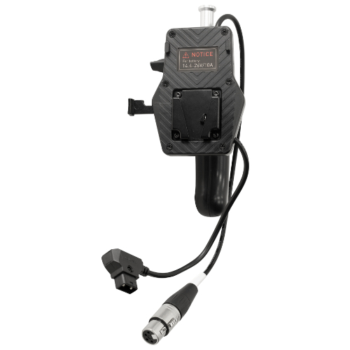 Nanlite BT-BG-XLR4 V-Mount Battery Handle Grip for Forza 150 150B with 4 in XLR