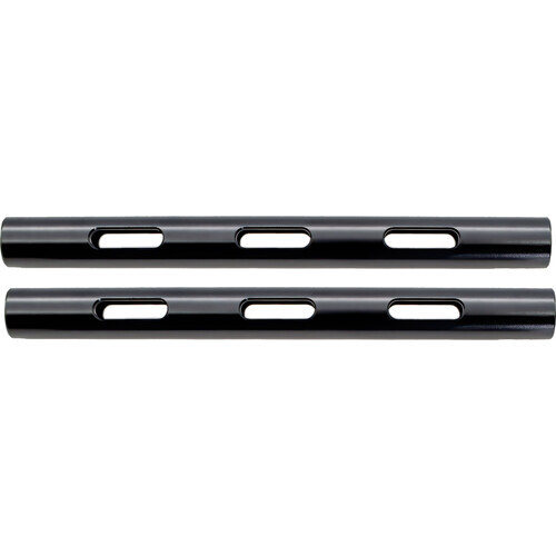 Kondor Blue PPSH 15mm Rod (Threaded M12) 6 Inch - Black, 2 Pack