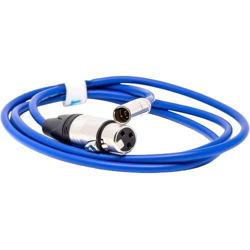 Kondor Blue Mini XLR to XLR for BMPCC 6K Pro/C70 Camera 1.5m - Blue