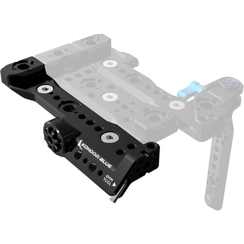 Kondor Blue Sony FX6 Cage - Left Top Plate - Raven Black