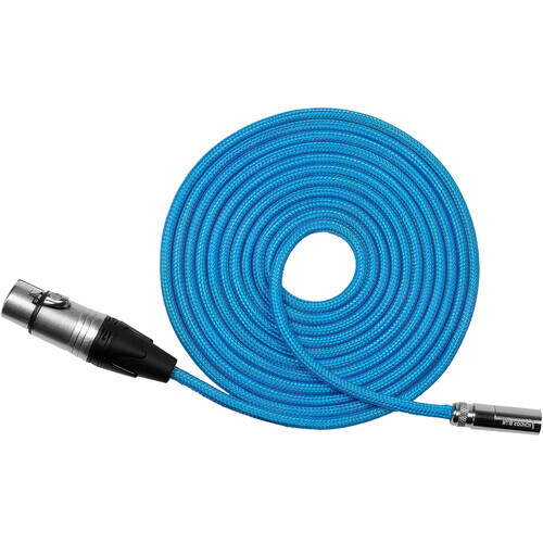 Kondor Blue Mini XLR to XLR for BMPCC 6K Pro/C70 Camera Cable - 3m - Blue