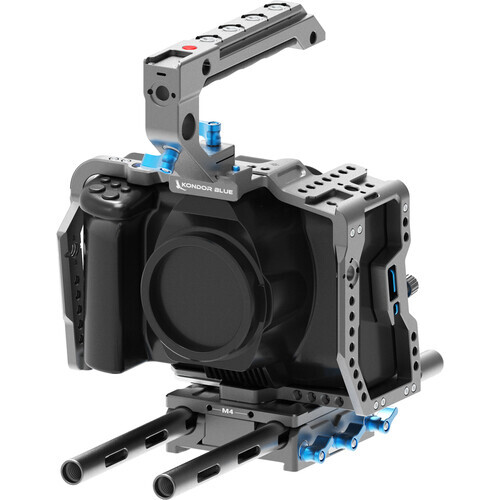 Kondor Blue Blackmagic Pocket 6K Pro Base Rig - Space Grey