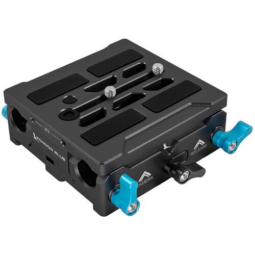 Kondor Blue Universal LWS ARRI Bridge Plate for ARRI, RED, URSA, C70, VENICE - Black