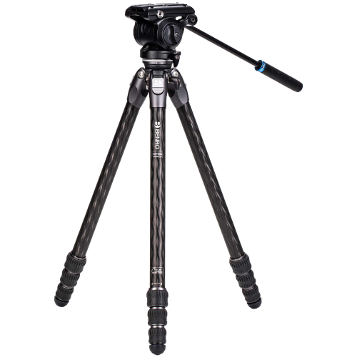 Benro Tortoise 24CLV with S4PRO Head, Carbon Fibre, Video Tripod Kit