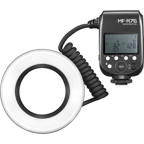 Godox MF-R76 Macro Ring Flash with Li-Ion Battery