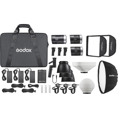 Godox ML60Bi & ML30Bi Bi-Colour LED 3-Light Kit