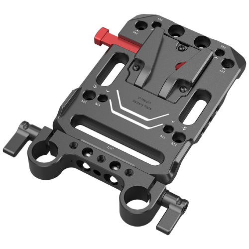 SmallRig V Mount Battery Mount Plate with Dual 15mm Rod Clamp 3016