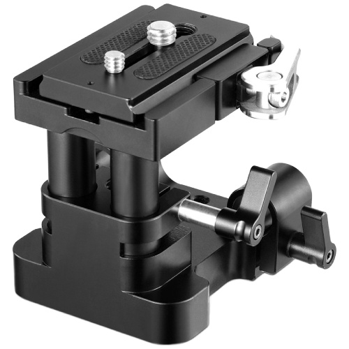 SmallRig Universal Bottom Mount Plate with 15mm Rod Support System 2092B