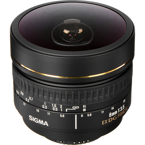 Sigma 8mm f/3.5 Ex DG Fisheye Circular Lens for Nikon