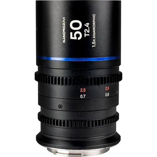 Laowa Nanomorph 50mm T2.4 1.5x S35 Anamorphic Lens - L Mount - Blue Flare