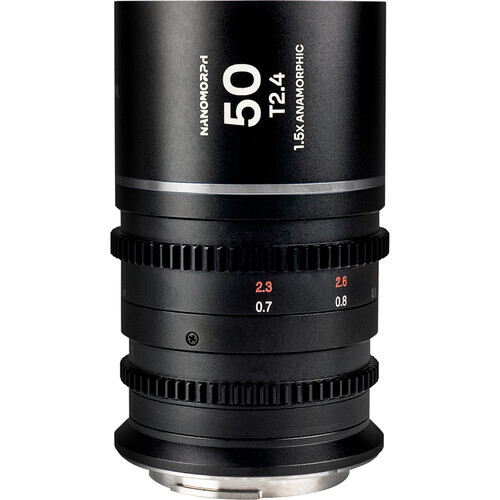 Laowa Nanomorph 50mm T2.4 1.5x S35 Anamorphic Lens - L Mount - Silver Flare