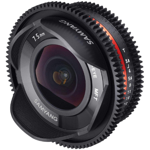 Samyang 7.5mm T3.8 Fisheye VDSLR UMC II Cinema Lens for MFT