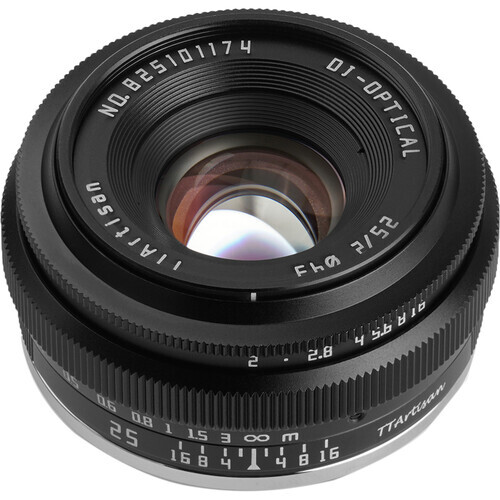 TTArtisan 25mm f/2 Lens for Micro Four Thirds - Black