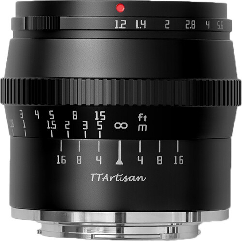 TTArtisan 50mm f/1.2 Lens for Micro Four Thirds - Black