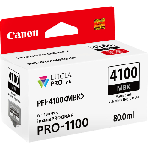 Canon PFI-4100 Matte Black Pigment Ink Tank - 80mL