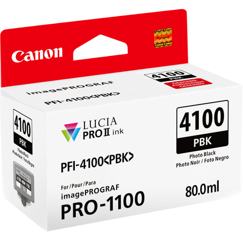 Canon PFI-4100 Photo Black Pigment Ink Tank - 80mL