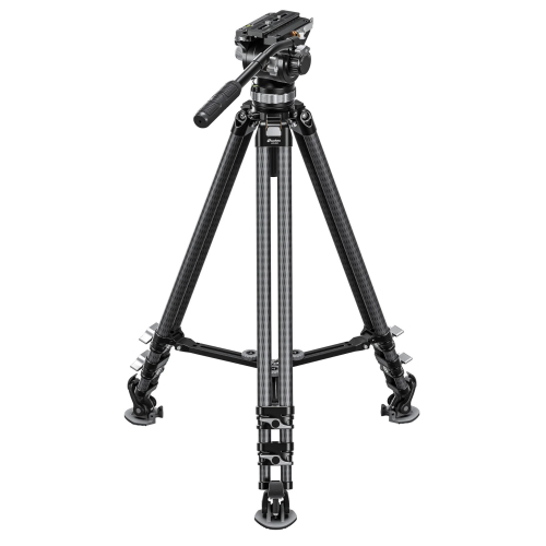 Leofoto LVC-253C Cinematic Video Series 3 Section Tripod with BV-20 Video Head